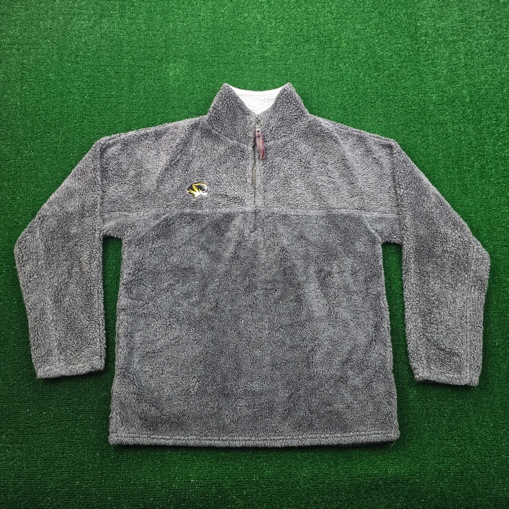 Missouri Tigers Fleece Sweater Womens Small Gray Pullover NCAA‎ College Casual